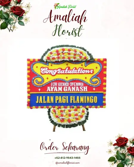 Sewa Papan Bunga Panjang